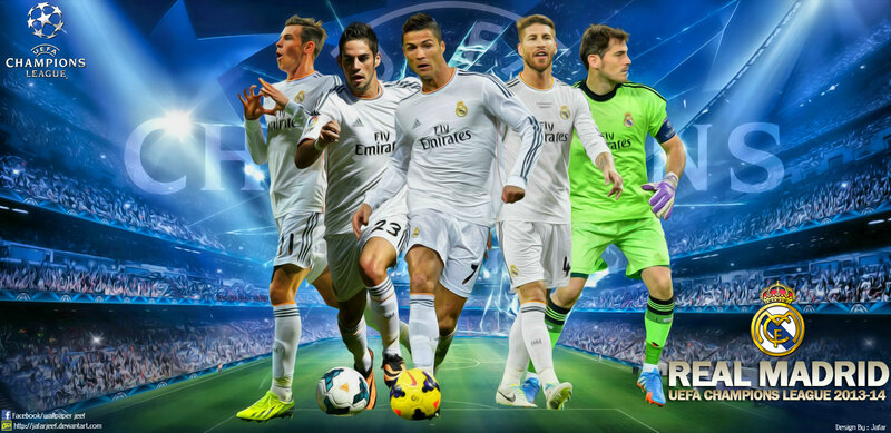 Real Madrid Players on Field