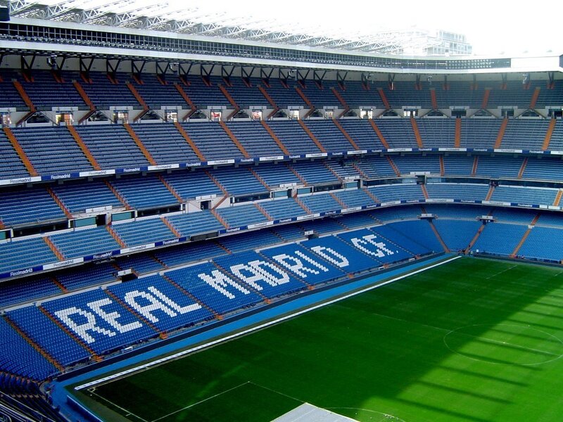 Real Madrid stadium interior