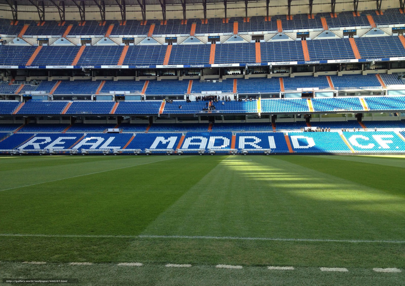 Real Madrid stadium interior