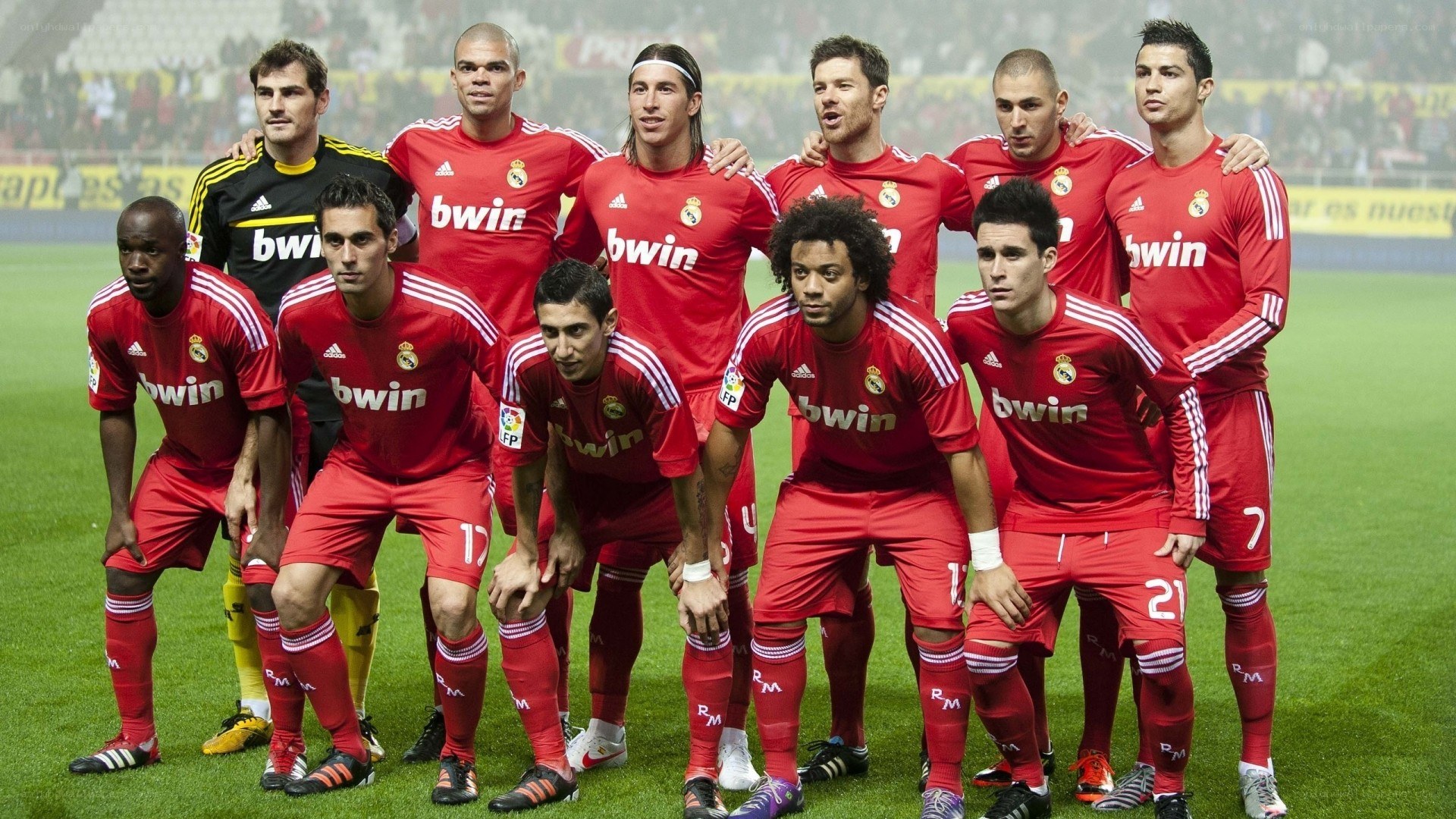 Real Madrid team lineup