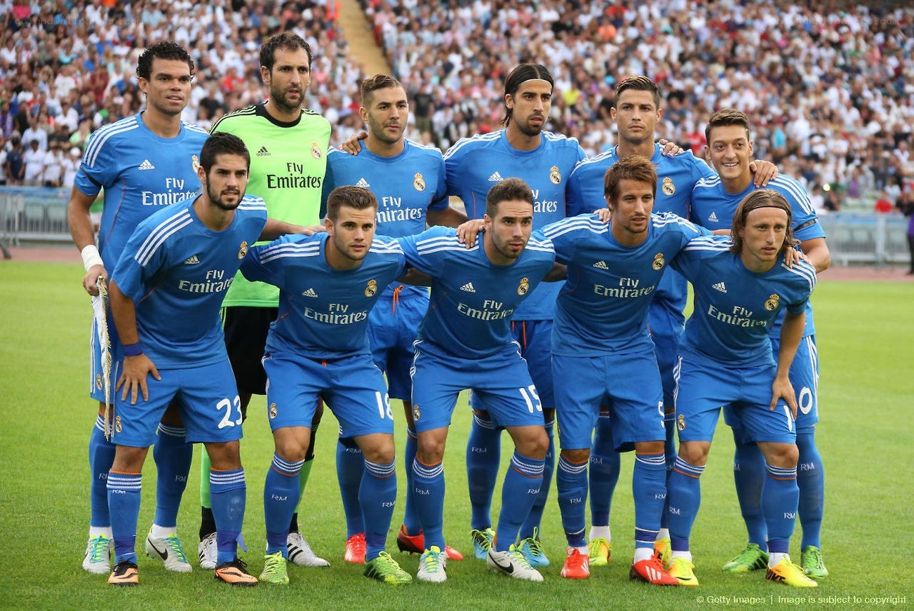Real Madrid team lineup