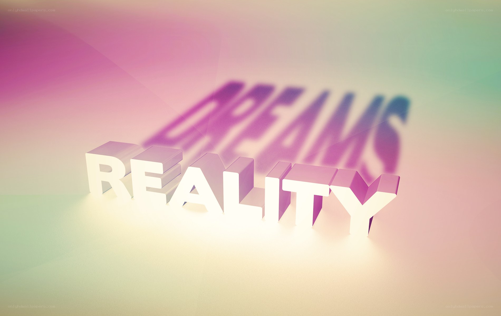 Reality and Dreams Concept