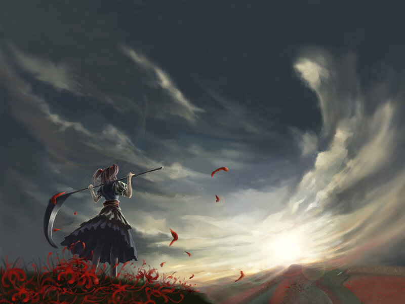 Reaper in a storm