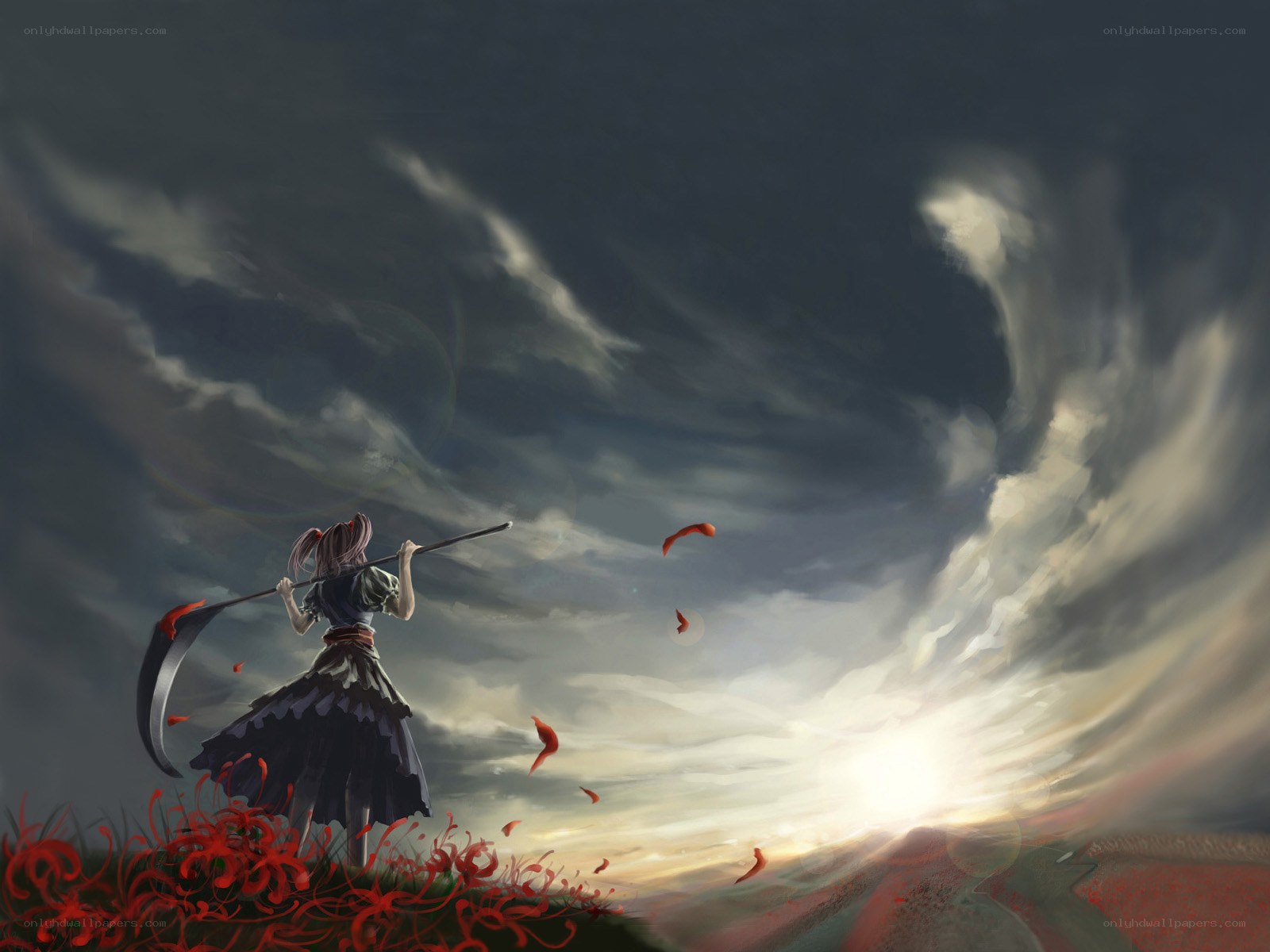 Reaper in a storm