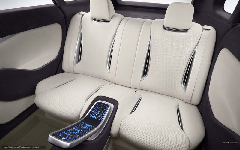 Rear Car Seats — Beige