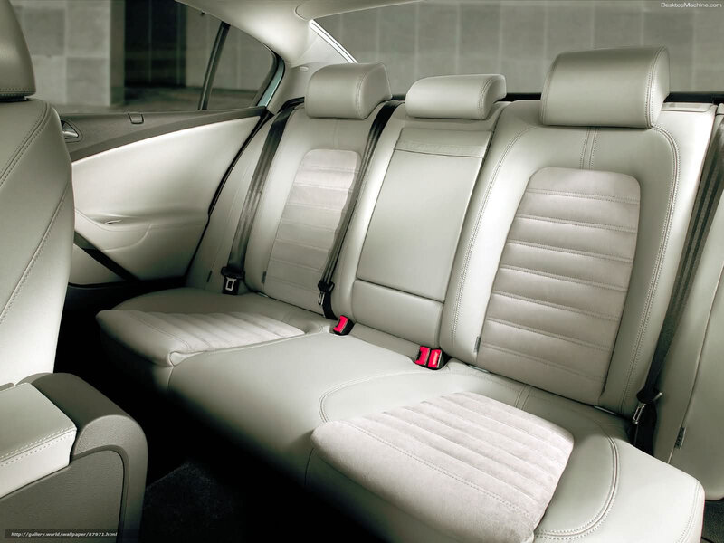 Rear Car Seats — White