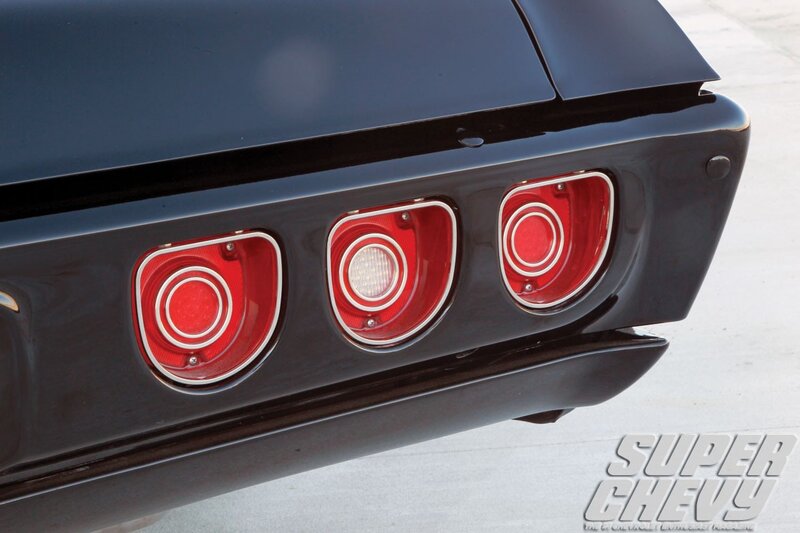 rear lights of a classic car