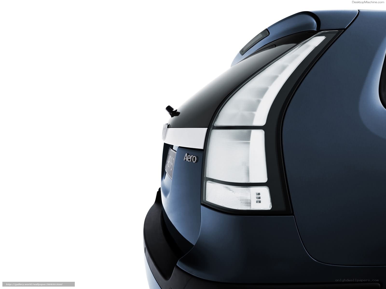 rear of a blue car