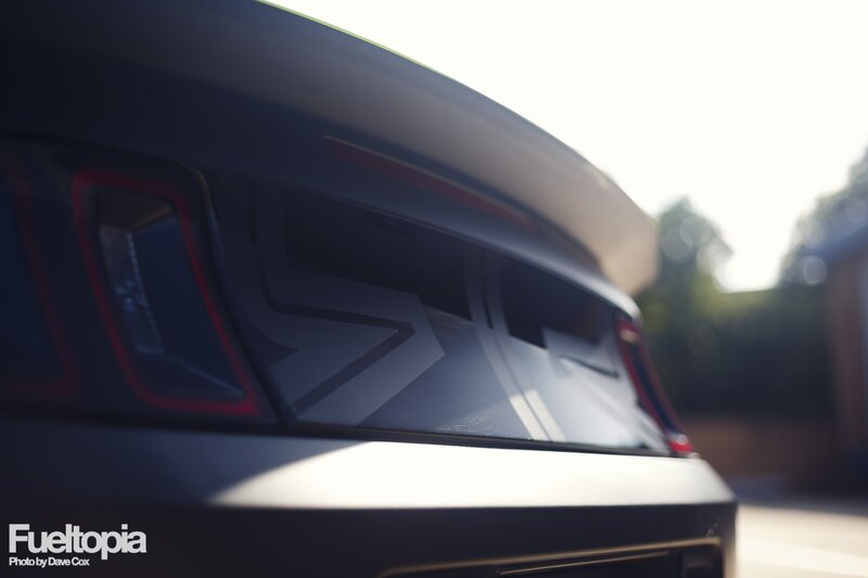 Rear of a Car — Black