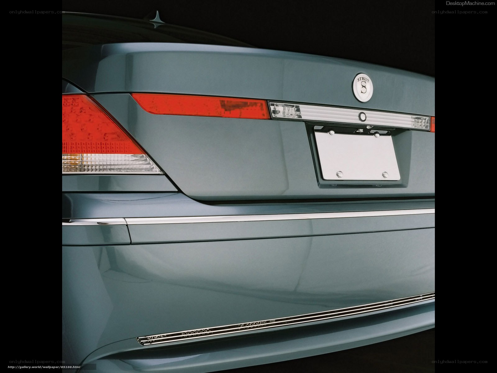 rear of a luxury sedan