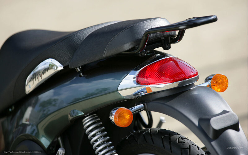 Rear of a Scooter — Black