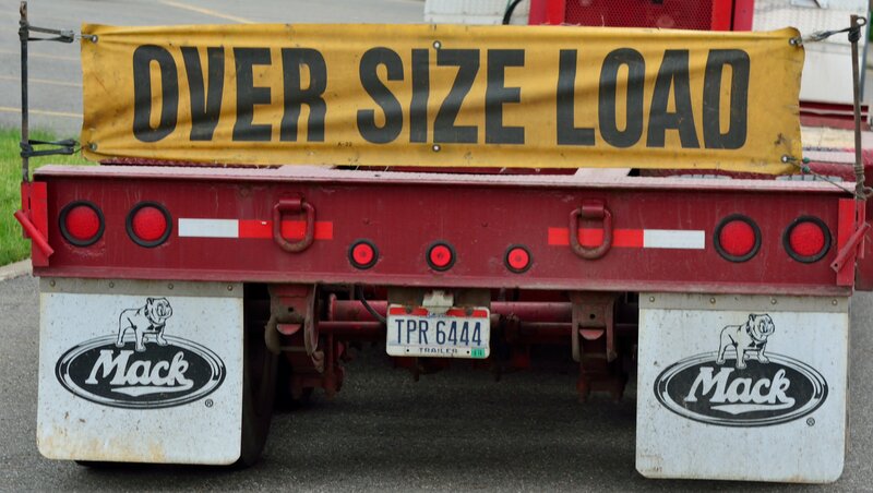 Rear of a Truck Trailer