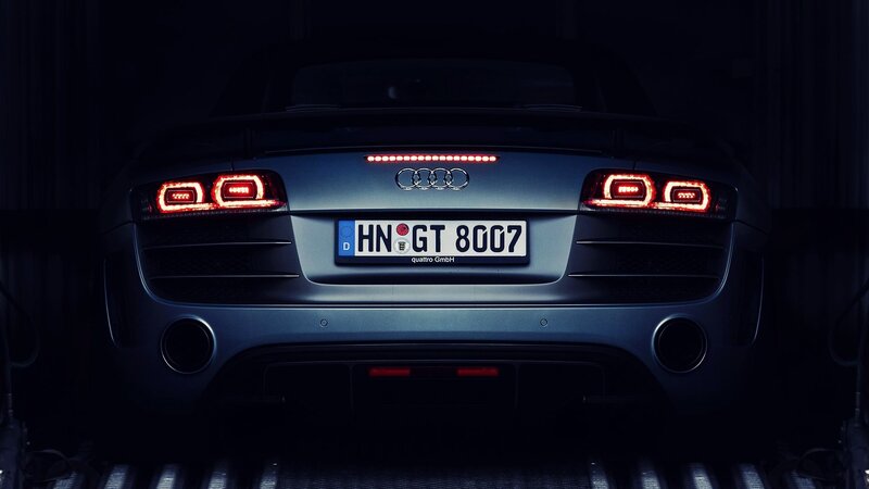 Rear of Audi R8 Car