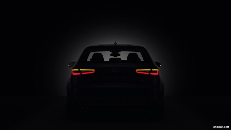 Rear of Black Audi A3
