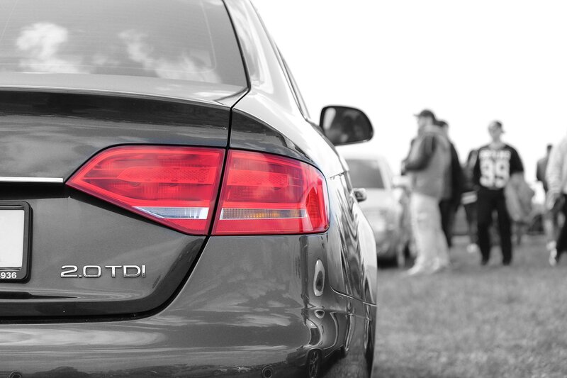 Rear of Black Sedan — Neutral