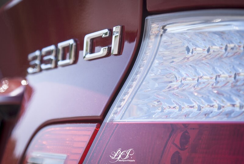 Rear of Maroon Car