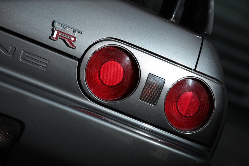 Rear of Silver Car — Gray