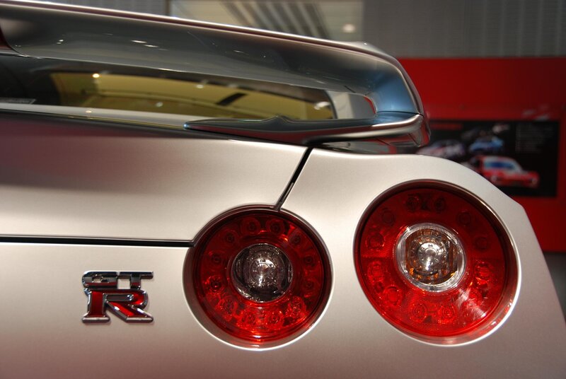 Rear of Silver Car — Neutral, Photograph, Taillight