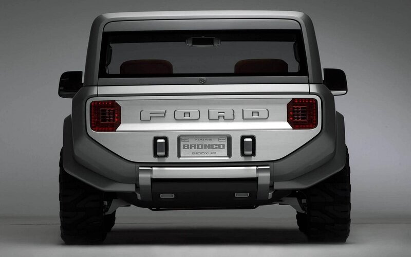Rear of Silver Jeep