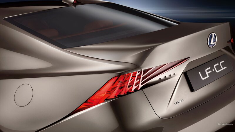 Rear of Silver Lexus Car