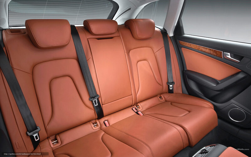 rear seats of a luxury car
