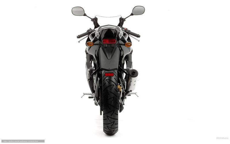rear view of a black motorcycle
