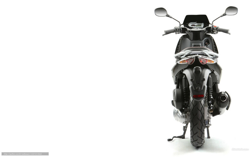 rear view of a black scooter
