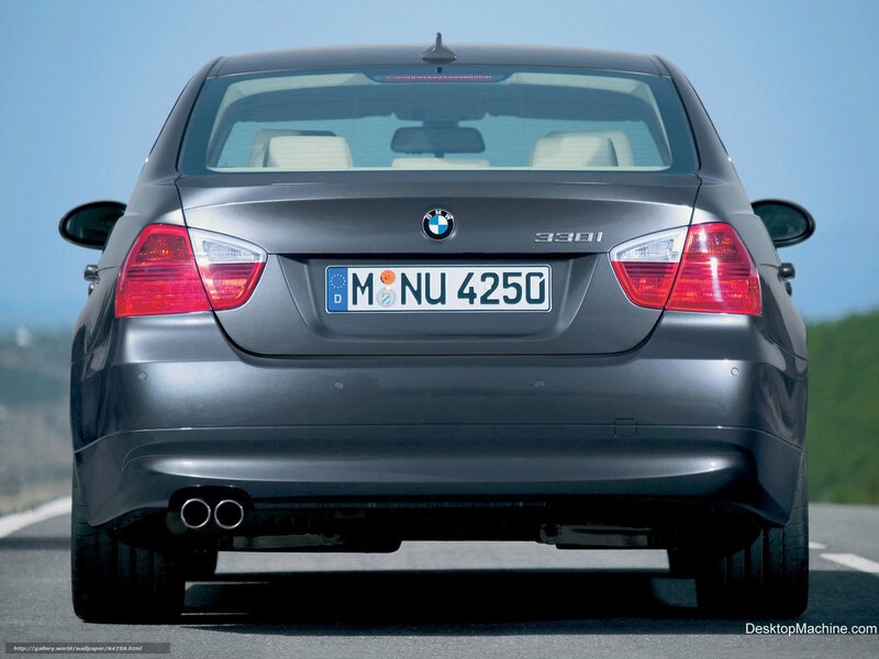 rear view of a bmw 330i