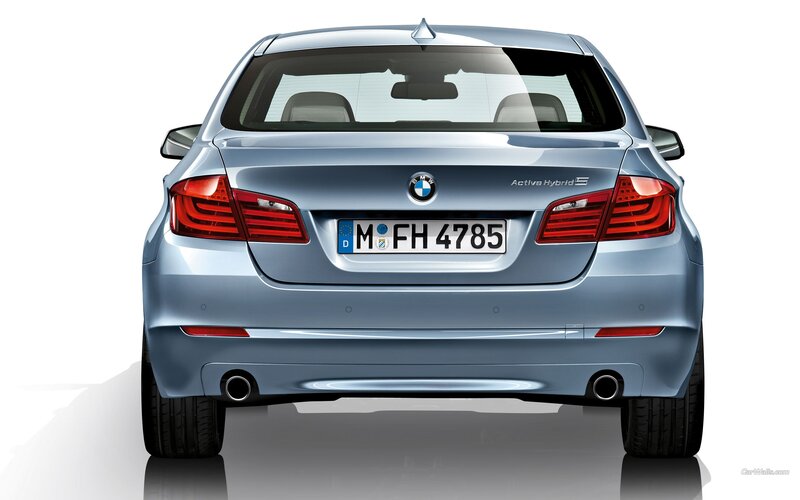 rear view of a BMW sedan