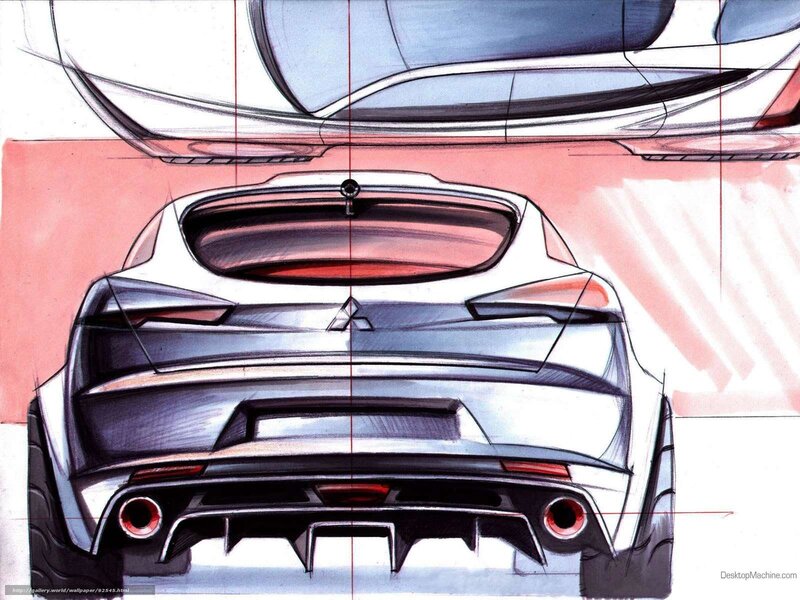 Rear View of a Car — White