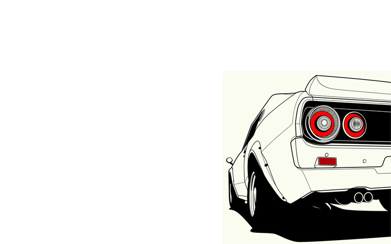 rear view of a classic car