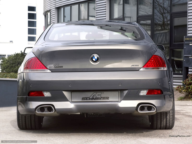rear view of a gray bmw