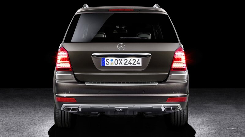 rear view of a luxury SUV