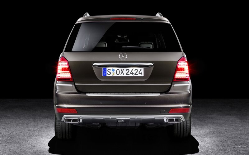 rear view of a luxury SUV