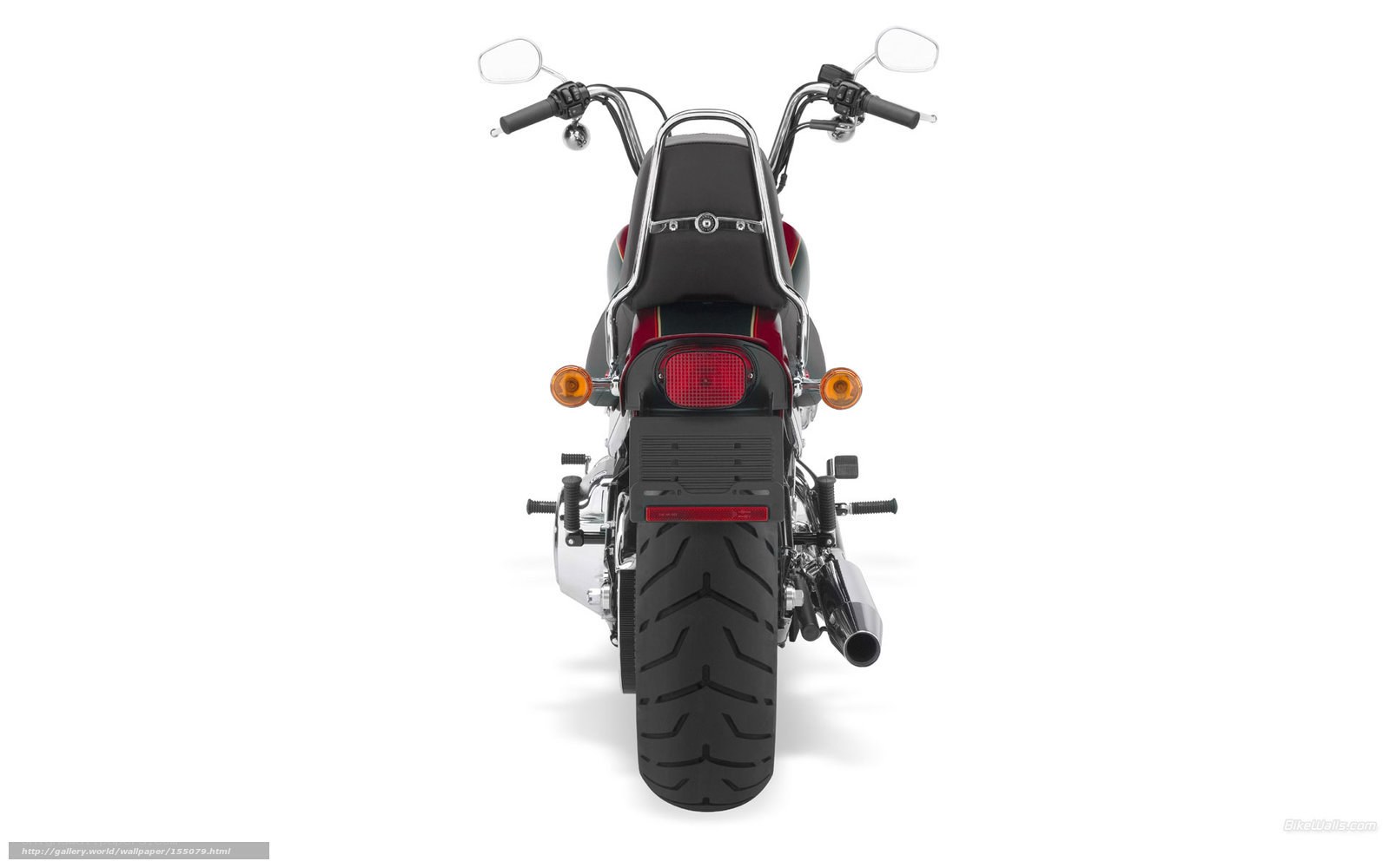 rear view of a motorcycle