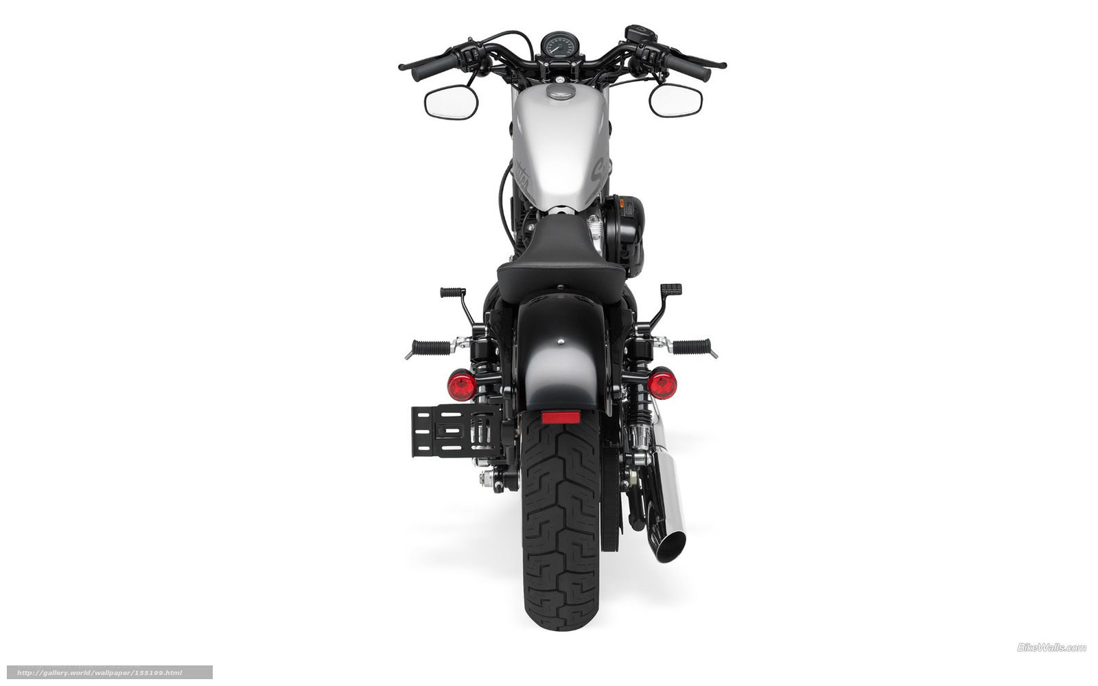 rear view of a motorcycle