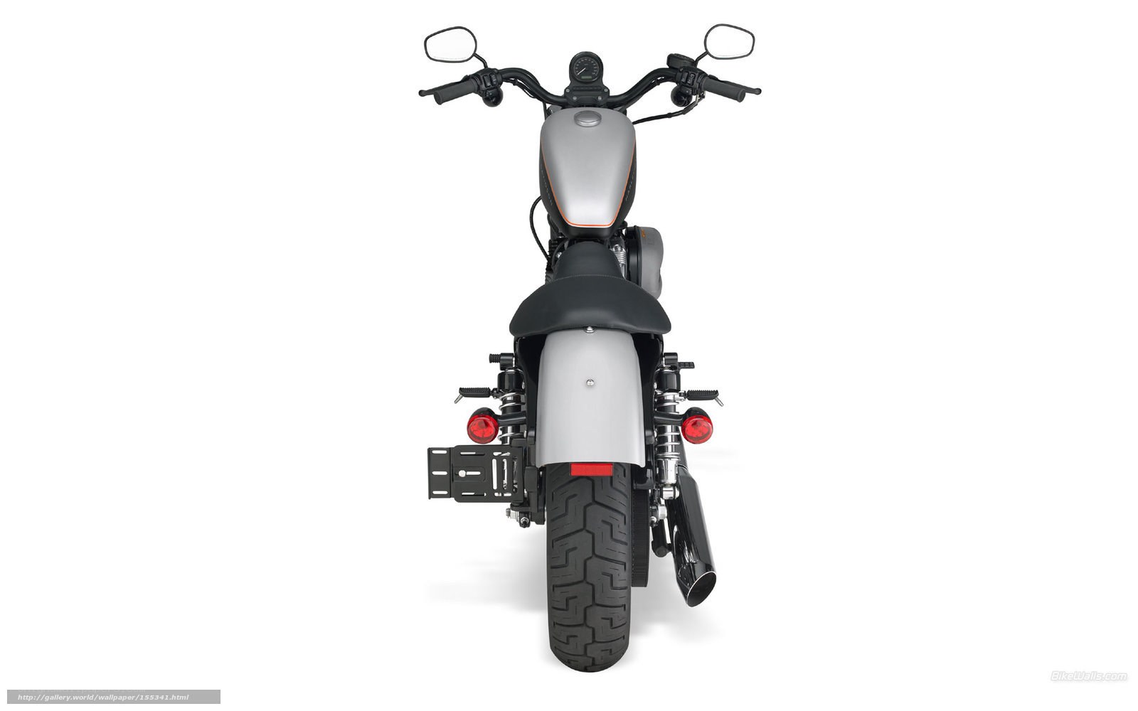 rear view of a motorcycle