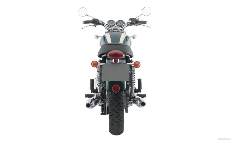 rear view of a motorcycle