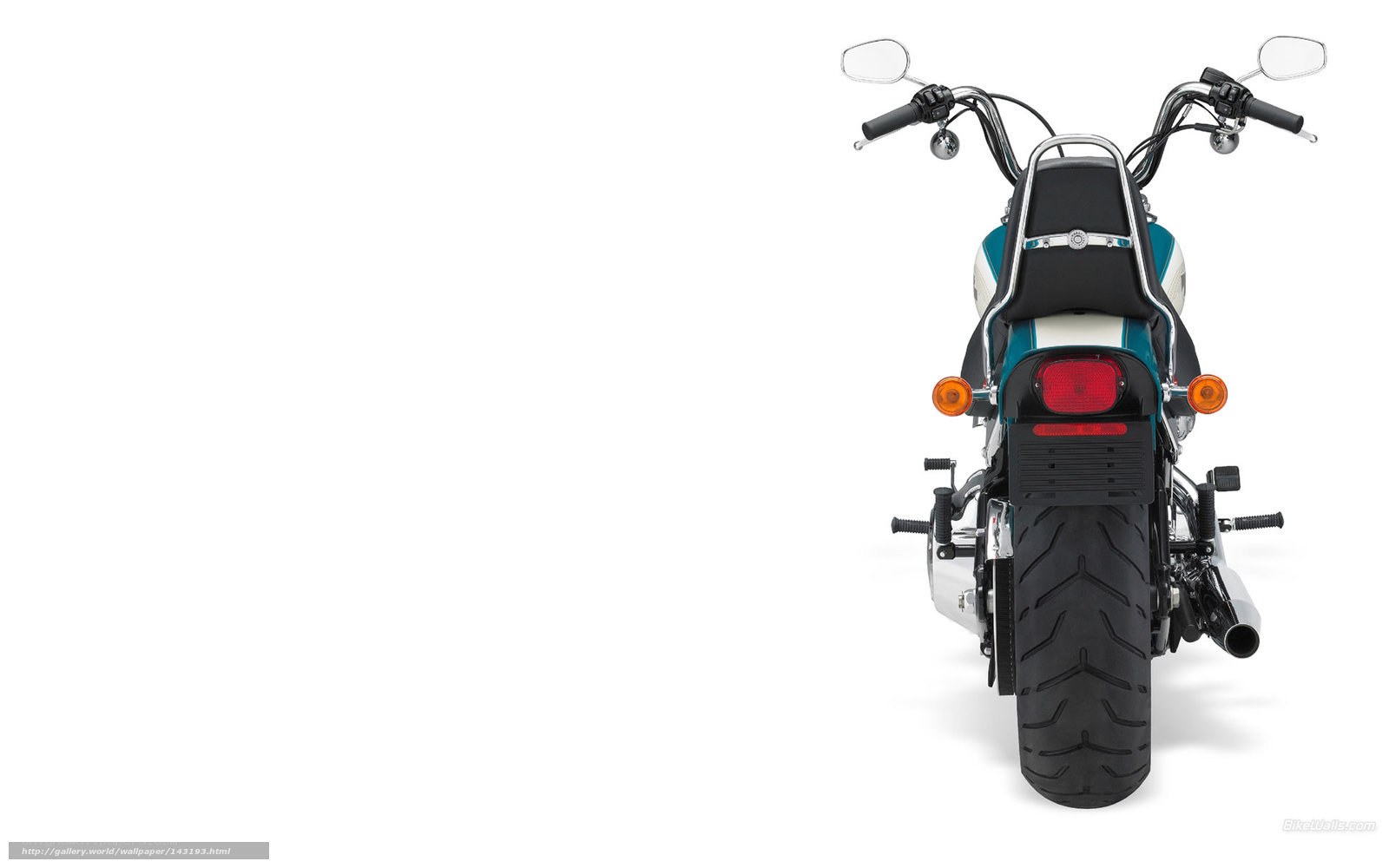 rear view of a motorcycle