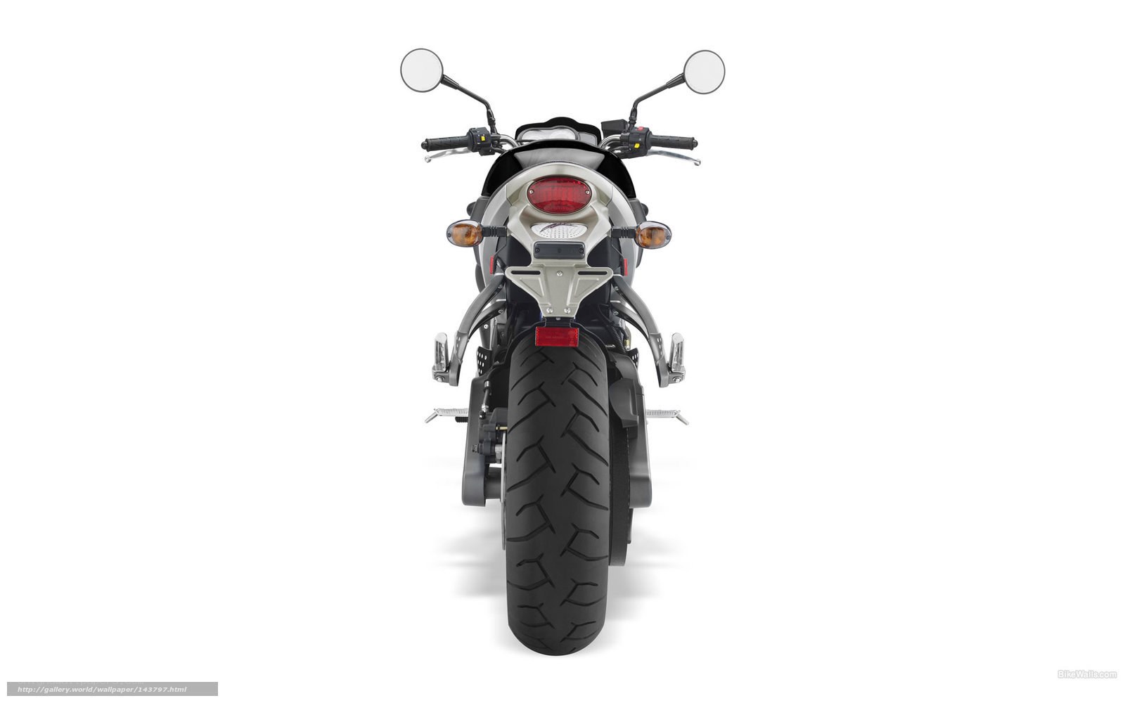 rear view of a motorcycle