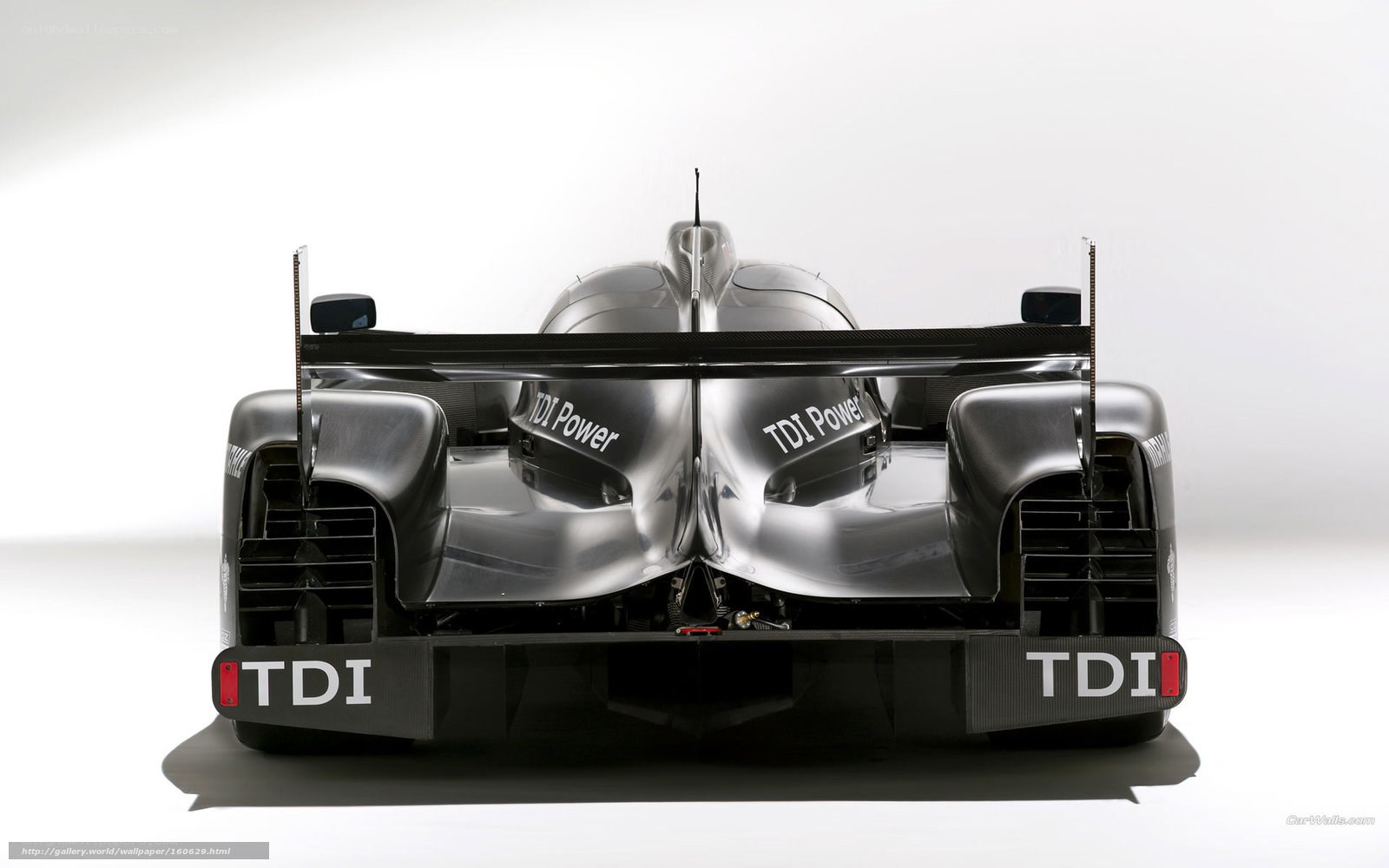 rear view of a race car
