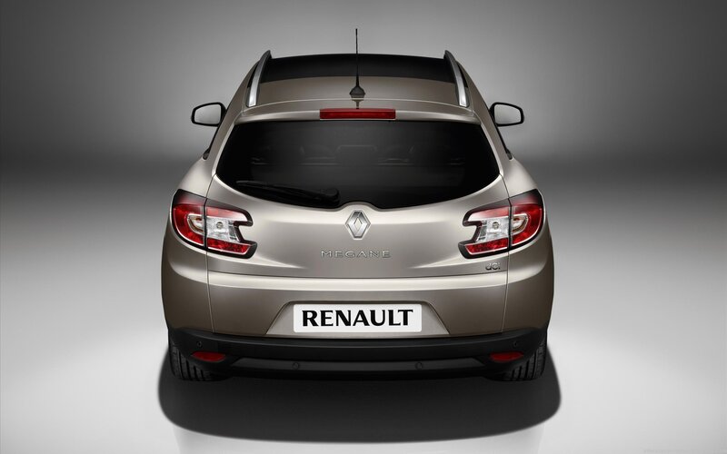 rear view of a renault megane
