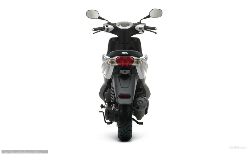 rear view of a scooter
