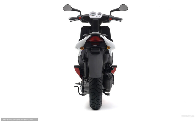 rear view of a scooter