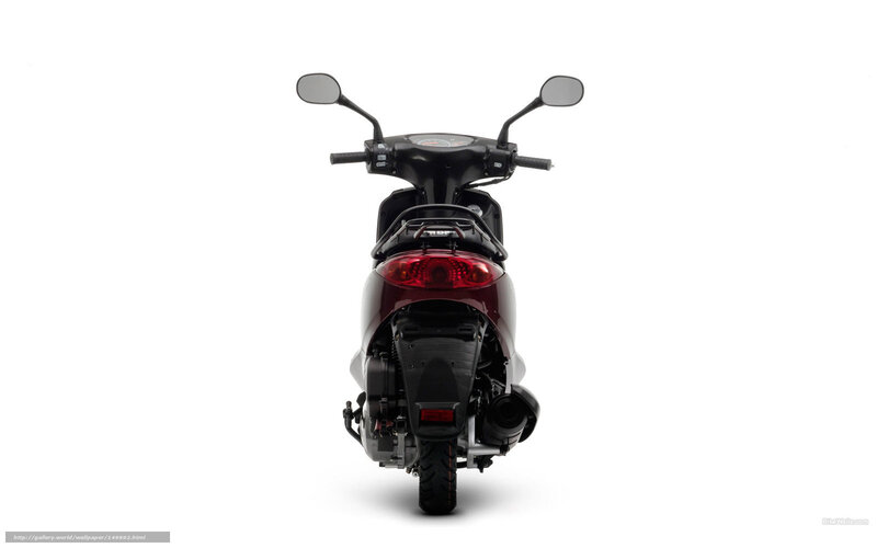 rear view of a scooter