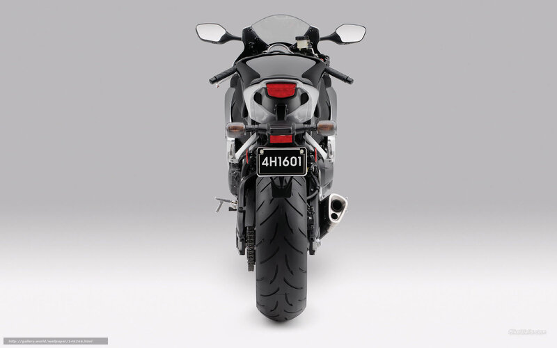 rear view of a sport motorcycle