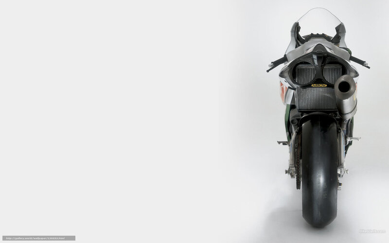rear view of a sport motorcycle