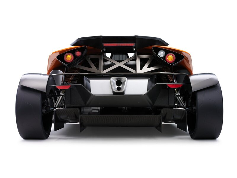 rear view of a sports car