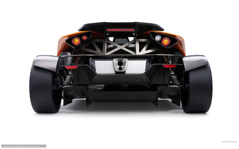 rear view of a sports car