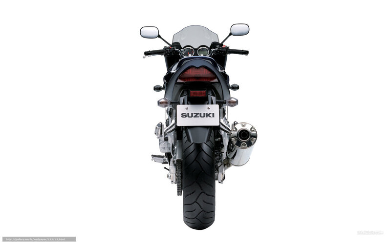 rear view of a suzuki motorcycle